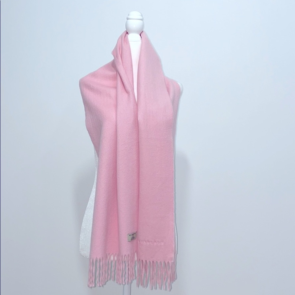 Burberry Light Pink 100% Cashmere Scarf